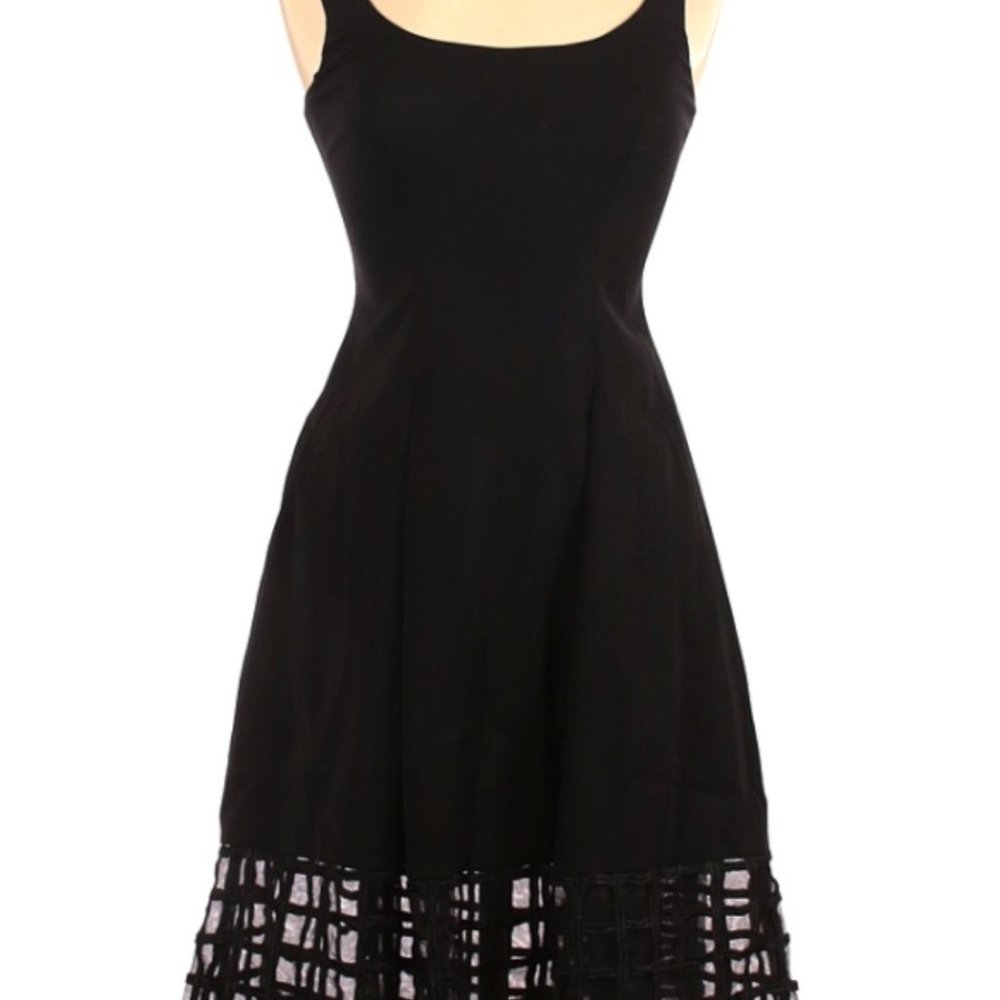Aidan Mattox Black Cocktail Dress, Size 0